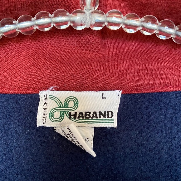 Large Haband grandpa color blocking sweatshirt - Picture 3 of 7